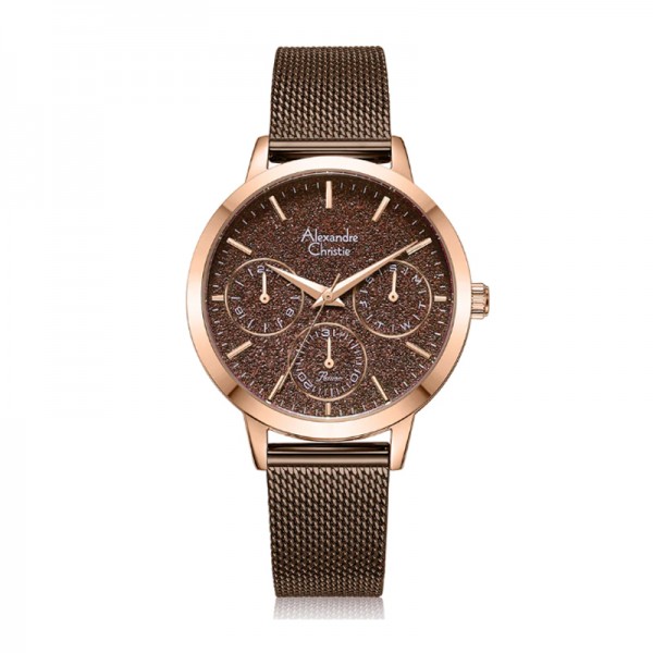 Alexandre Christie AC 2B25 Rosegold Brown Sandrope BFBROBO